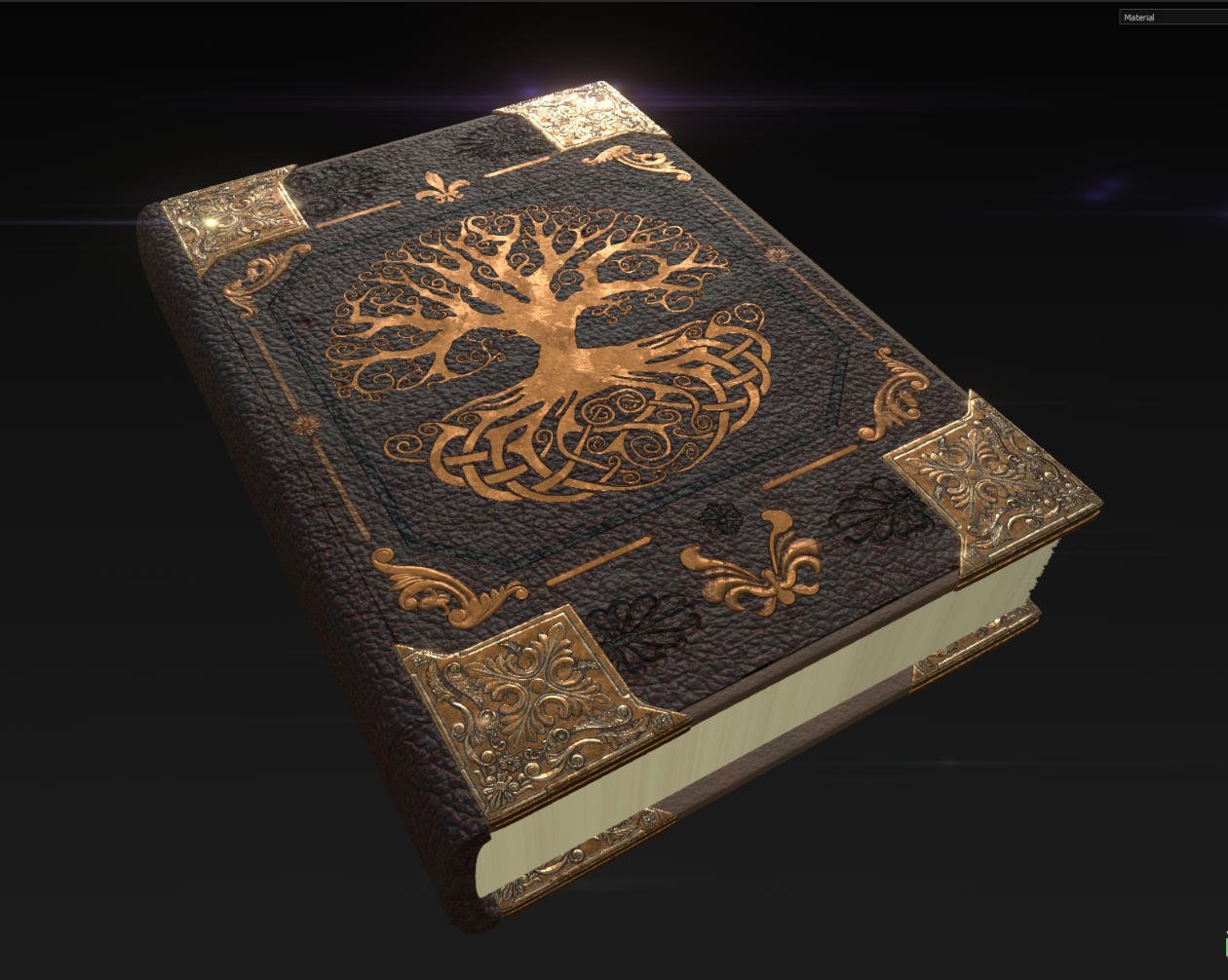 Fantasy Book Substance Painter