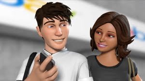 Stylised 3D character - PayPal animated video