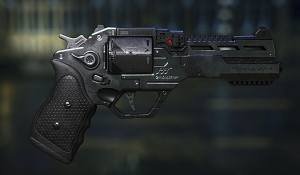 Sci-Fi Gun Revolver Model