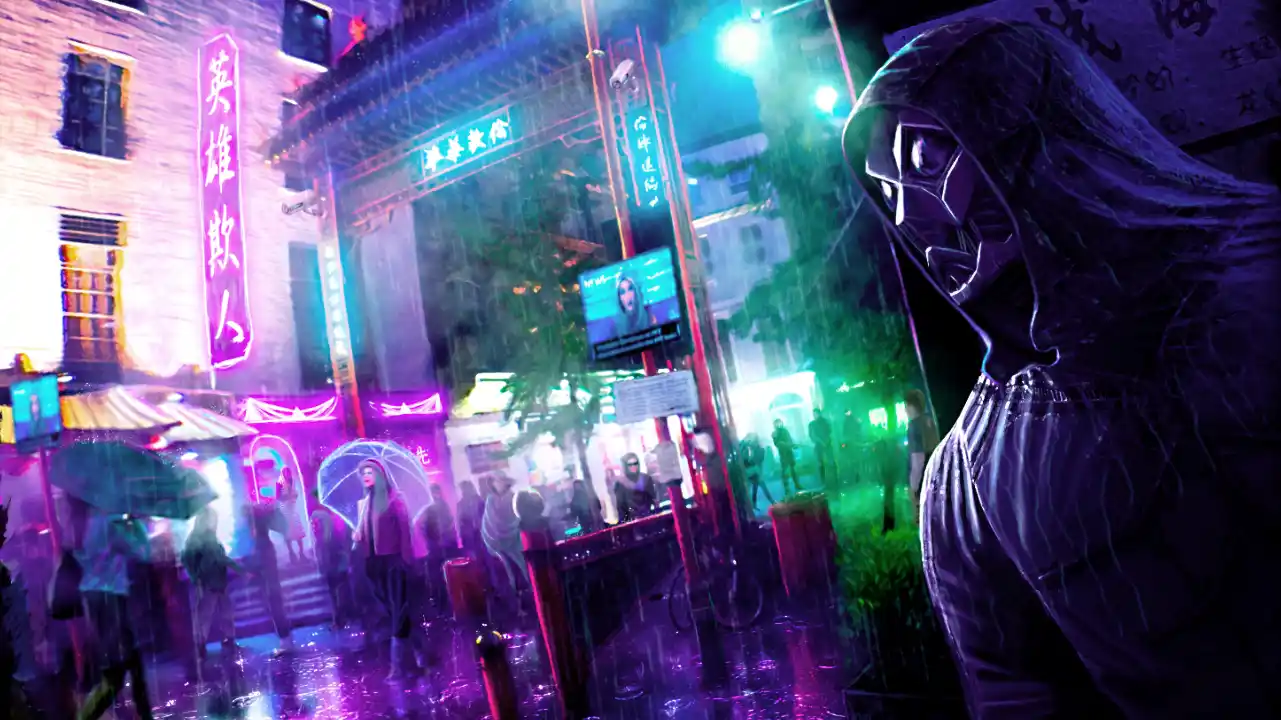 talos project cyberpunk sci-fi concept art