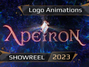 3d animated logo. Animated logos for games, films and comics. intro opening title sequence for tv and movies