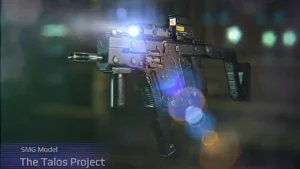 Vector SMG Gun Model by Talos Creative Agency Animation Studio