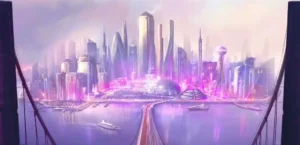 Concept art design for ford car commercial